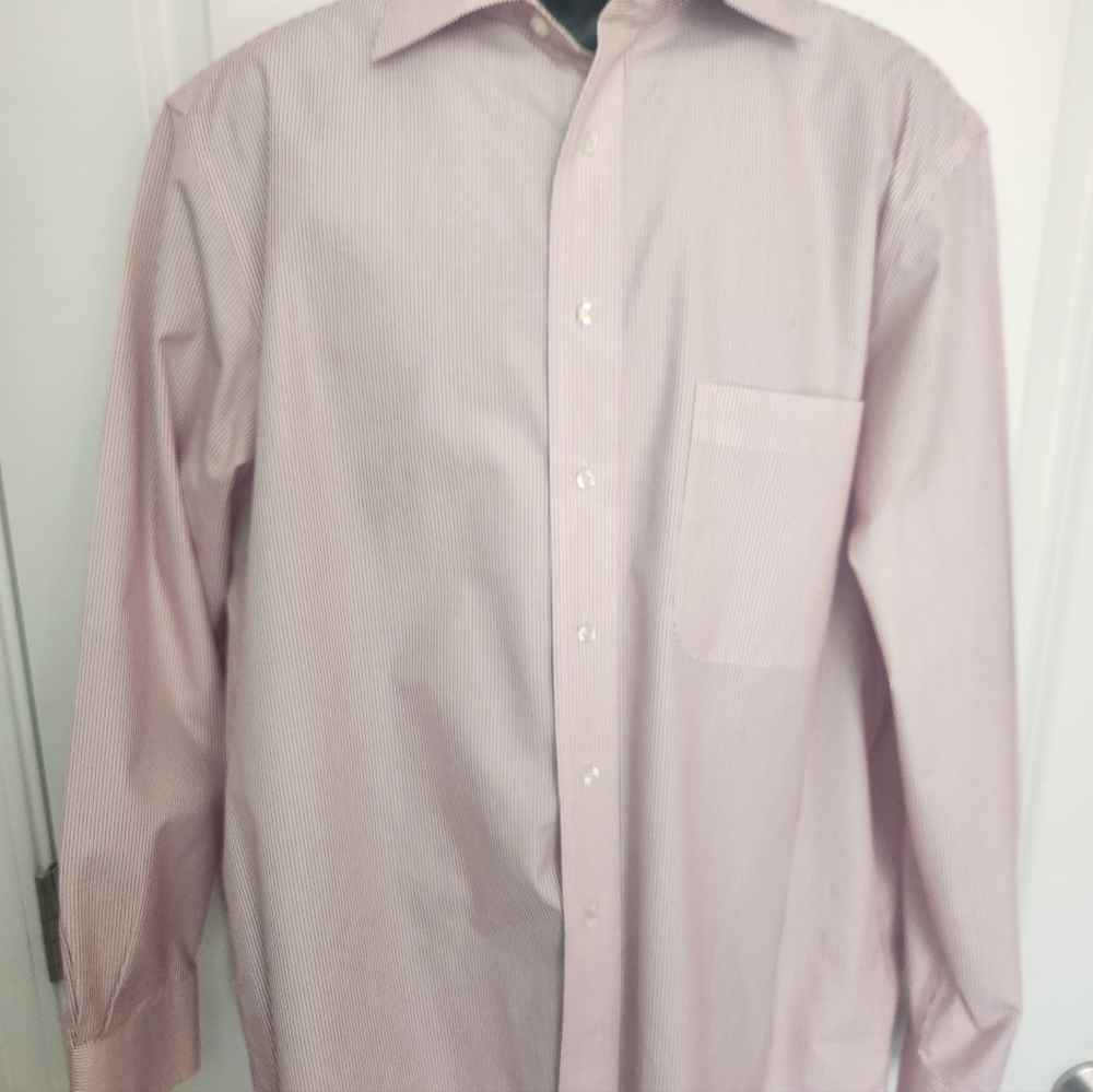 Men's Red Striped Shirt